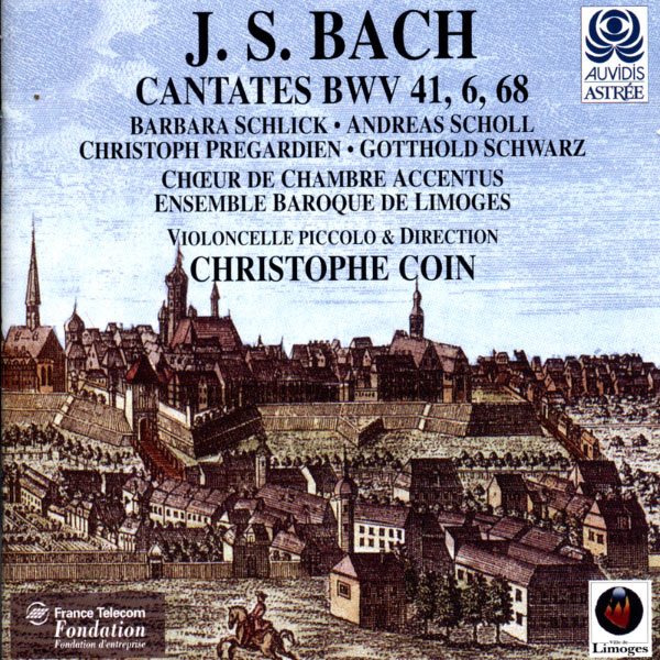 Christophe Coin|Bach: Cantates with violoncello piccolo Christophe Coin|Bach: Cantates with violoncello piccolo