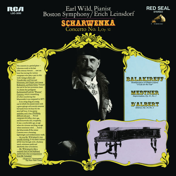 Earl Wild - Scharwenka: Piano Concerto No. 1, Op. 32 - Balakirev: Réminiscences de l'opéra - Medtner: Improvisation, Op. 31 - d'Albert: Scherzo, Op. 16 Earl Wild - Scharwenka: Piano Concerto No. 1, Op. 32 - Balakirev: Réminiscences de l'opéra - Medtner: Improvisation, Op. 31 - d'Albert: Scherzo, Op. 16