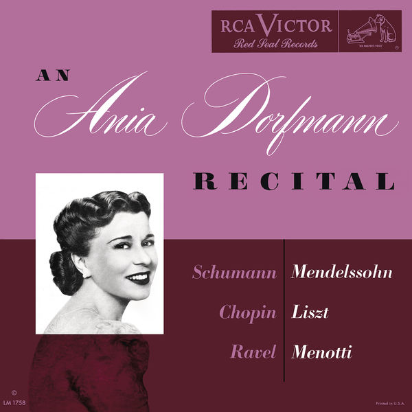 The Ania Dorfmann Recital, Various Composers by Ania Dorfmann Qobuz