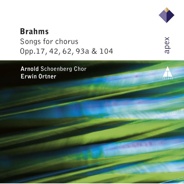 Arnold Schönberg Choir|Brahms : Lieder & Romanzen - Secular Choruses Arnold Schönberg Choir|Brahms : Lieder & Romanzen - Secular Choruses