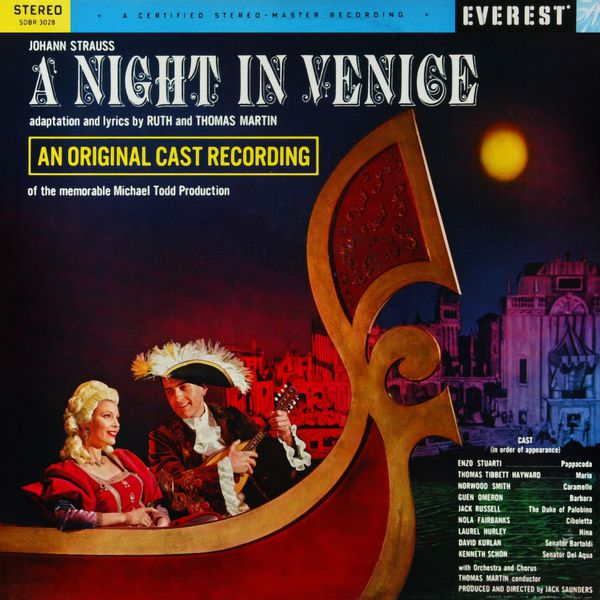 Thomas Martin - Strauss: A Night in Venice (Transferred from the Original Everest Records Master Tapes) Thomas Martin - Strauss: A Night in Venice (Transferred from the Original Everest Records Master Tapes)