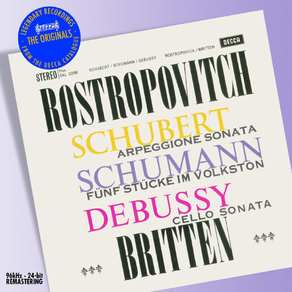 Mstislav Rostropovich|Schubert/Schumann/Debussy: Works for Cello & Piano