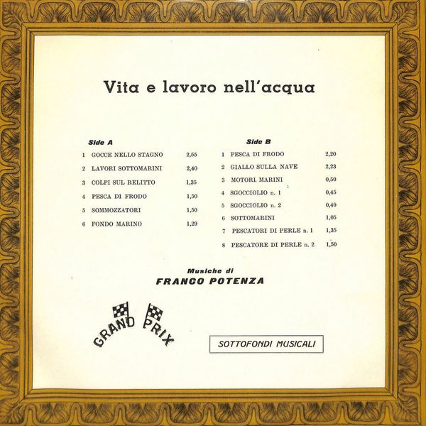 Franco Potenza|Vita e lavoro nell’acqua Franco Potenza|Vita e lavoro nell’acqua