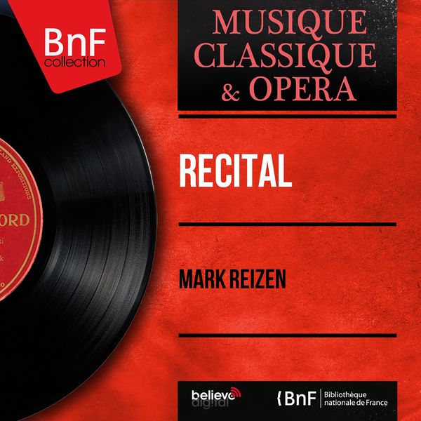 Mark Reizen - Récital (Mono Version) Mark Reizen - Récital (Mono Version)
