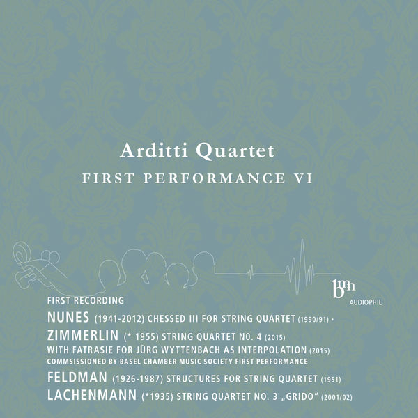 Arditti String Quartet|Arditti Quartet Plays Works by Nunes, Zimmerlin, Feldman & Lachenmann