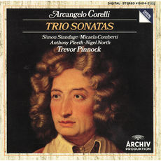 Corelli: Trio Sonatas Op. 1 No.1; Op. 2 No. 6; Op. 1 No. 9; Op. 2 No. 9; Op. 1 No. 3; Op. 2 No. 4; Op. 1 No. 7; Op. 2 No. 12; Op. 1 No. 11; Op. 1 No. 12