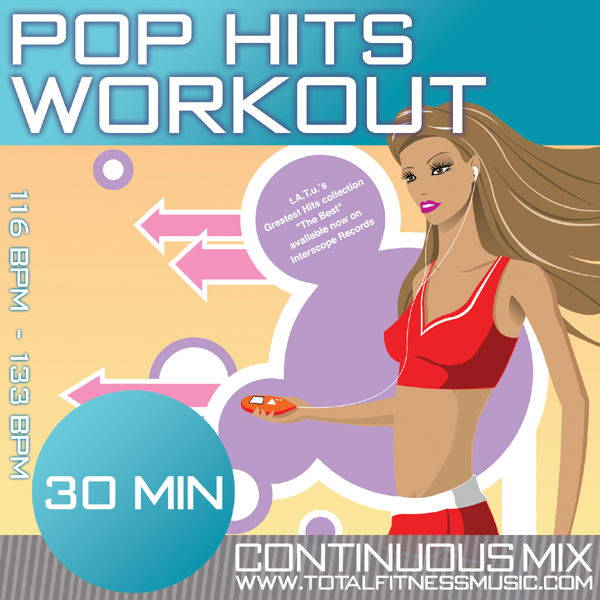 Various Interprets|Pop Hits Workout 30 Minute Non Stop Fitness Music Mix. 116Bpm – 133Bpm For Jogging, Aerobics, Step, Dancersise, Gym Workout & General Fitness (Various Artists)