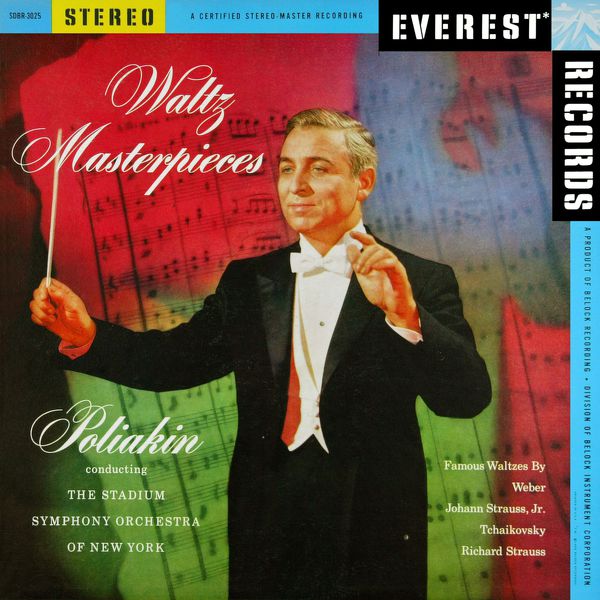 Stadium Symphony Orchestra Of New York|Waltz Masterpieces  (Transferred from the Original Everest Records Master Tapes)