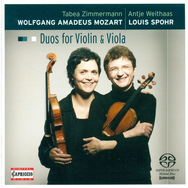 Antje Weithaas|Mozart, W.A.: Duos for Violin and Viola - K. 423, 424 / Spohr, L.: Duo for Violin and Viola, Op. 13