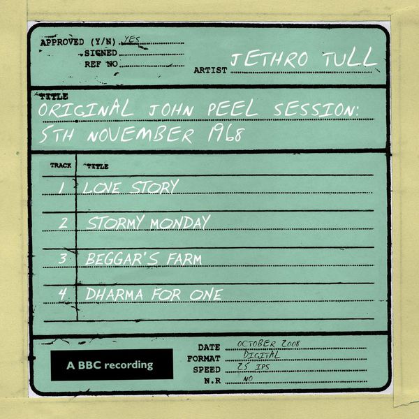 Jethro Tull - Original John Peel Session: 5th November 1968 Jethro Tull - Original John Peel Session: 5th November 1968