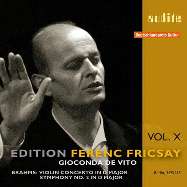 Ferenc Fricsay|Edition Ferenc Fricsay, Vol. 10 (1951, 1953) (Johannes Brahms) Ferenc Fricsay|Edition Ferenc Fricsay, Vol. 10 (1951, 1953) (Johannes Brahms)