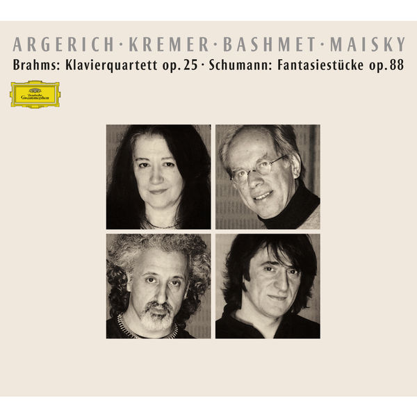 Martha Argerich - Brahms: Klavierquartett, Op.25 / Schumann: Fantasiestücke, Op.88 Martha Argerich - Brahms: Klavierquartett, Op.25 / Schumann: Fantasiestücke, Op.88