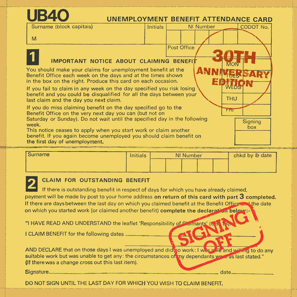 UB40|Signing Off UB40|Signing Off