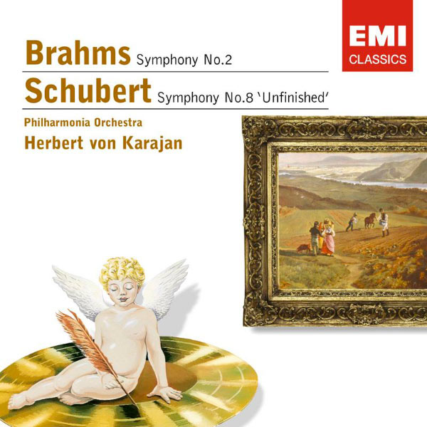 Herbert von Karajan - Brahms: Symphony 2 - Schubert: Symphony 8 'Unfinished' Herbert von Karajan - Brahms: Symphony 2 - Schubert: Symphony 8 'Unfinished'