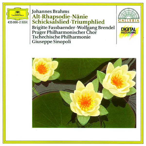 Giuseppe Sinopoli|Brahms : Altrhapsodie, Schicksalslied, Triumphlied