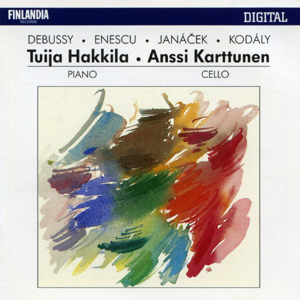 Anssi Karttunen|Works by Debussy, Enescu, Janácek and Kodály