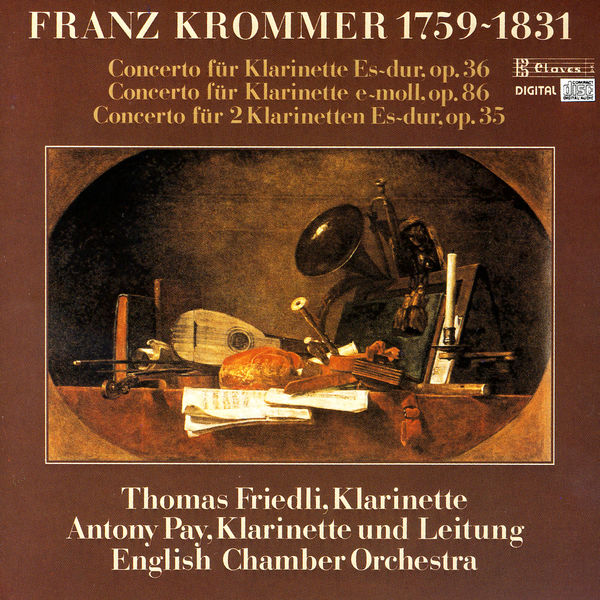 Franz Krommer|Concertos pour clarinette