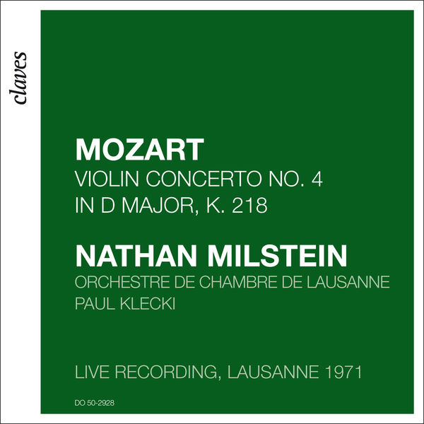 Orchestre De Chambre De Lausanne|Mozart: Violin Concerto No. 4 in D Major, K. 218 (Live recording, Lausanne 1971)