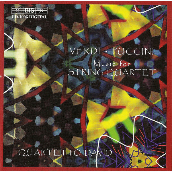 David Quartet - VERDI / PUCCINI: Music for String Quartet David Quartet - VERDI / PUCCINI: Music for String Quartet