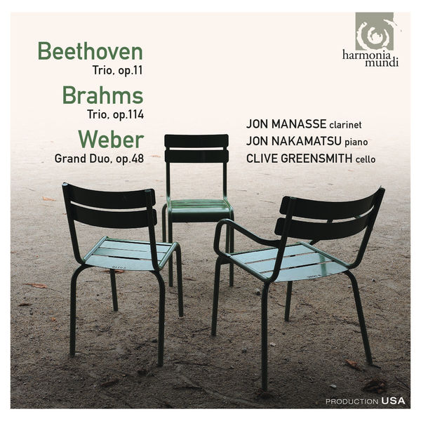 Jon Manasse|Beethoven, Brahms, Weber: Trios & Duo