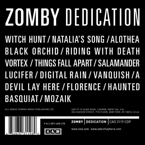 Zomby|Dedication