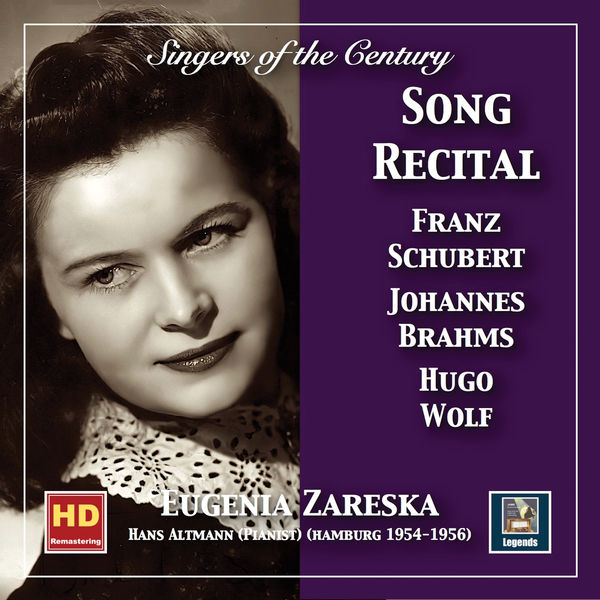 Johann Wolfgang von Goethe|Singers of the Century: Eugenia Zareska Song Recital (2019 Remaster)