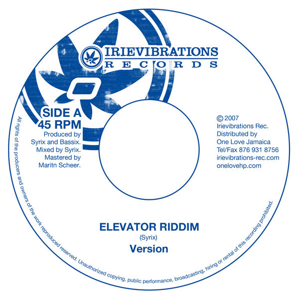 Various Artists - Irievibrations: Elevator Riddim Selection Various Artists - Irievibrations: Elevator Riddim Selection
