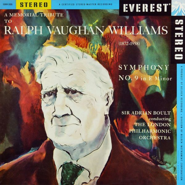 London Philharmonic Orchestra|A Memorial Tribute to Ralph Vaughan Williams: Symphony No. 9  (Transferred from the Original Everest Records Master Tapes)