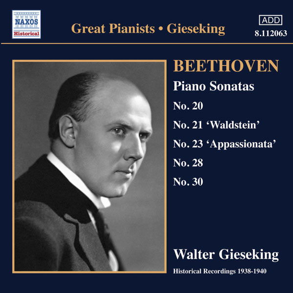 Walter Gieseking|Sonates pour piano