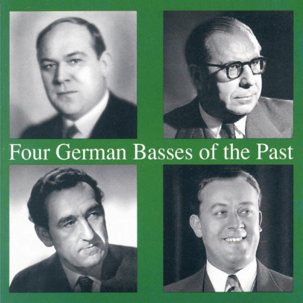 Georg Hann|Four German Basses of the Past