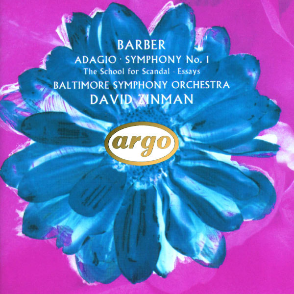 Baltimore Symphony Orchestra|Barber: Adagio; Symphony No.1 etc.