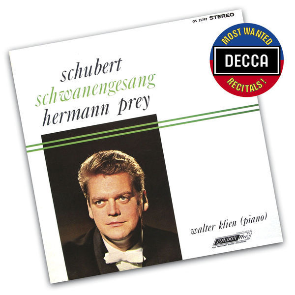 Hermann Prey|Schubert : Schwanengesang