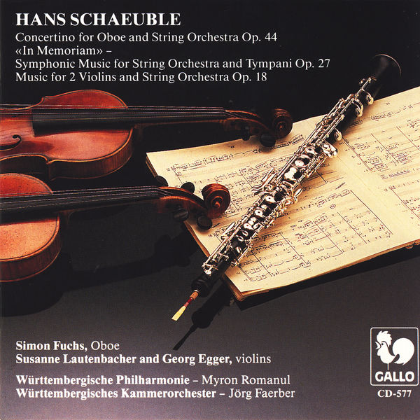 Simon Fuchs - Hans Schaeuble: Orchesterwerke Simon Fuchs - Hans Schaeuble: Orchesterwerke