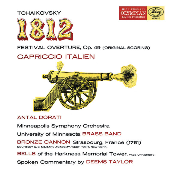 ミネソタ管弦楽団|Tchaikovsky: 1812 Festival Overture; Capriccio Italien (Mono version)