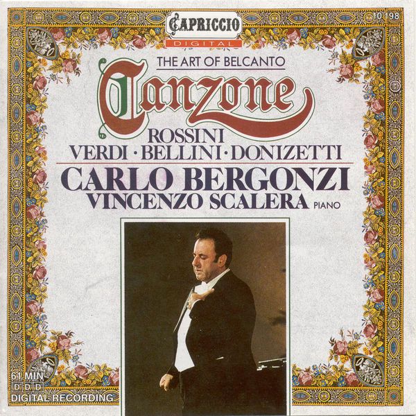 Carlo Bergonzi|Vocal Recital: Bergonzi, Carlo – Verdi, G. / Bellini, V. / Donizetti, G. / Rossini, G.