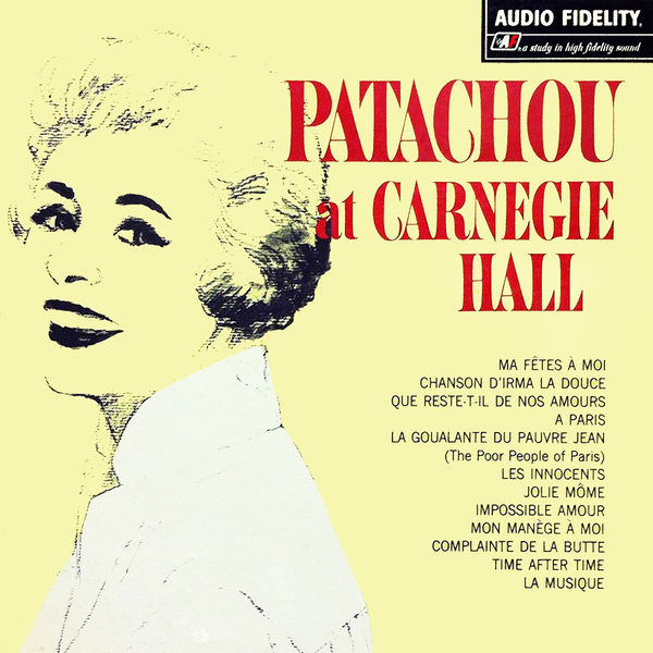 Patachou|Patachou at Carnegie Hall Patachou|Patachou at Carnegie Hall