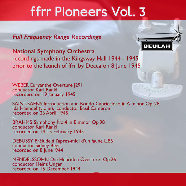 National Symphony Orchestra - Ffrr Pioneers, Vol. 3 National Symphony Orchestra - Ffrr Pioneers, Vol. 3