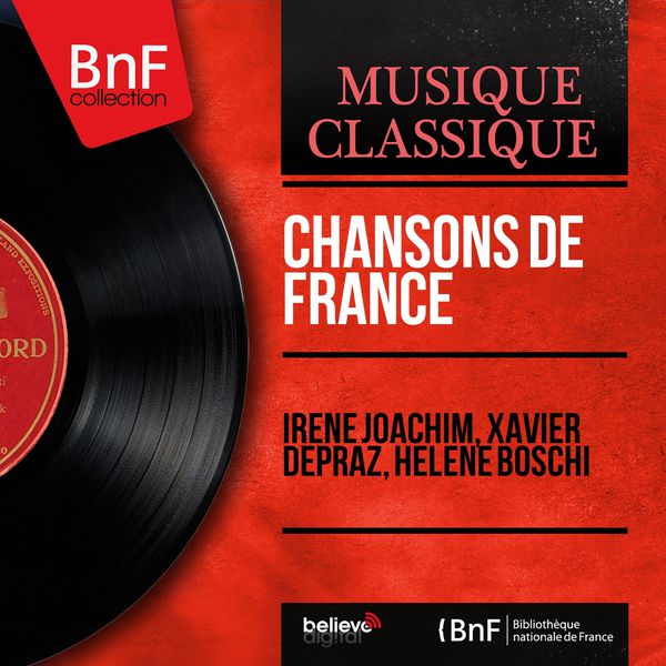 Irène Joachim - Chansons de France (Mono version) Irène Joachim - Chansons de France (Mono version)