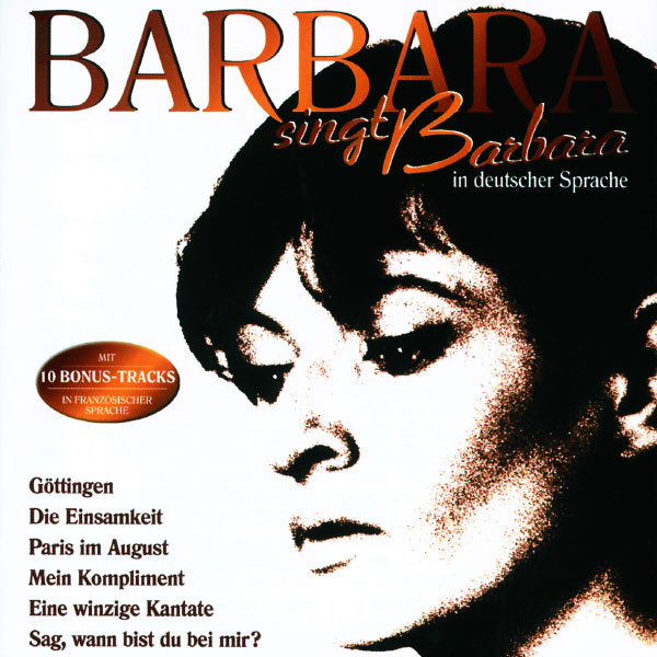 Barbara|Barbara Singt Barbara In Deutscher Sprache Barbara|Barbara Singt Barbara In Deutscher Sprache