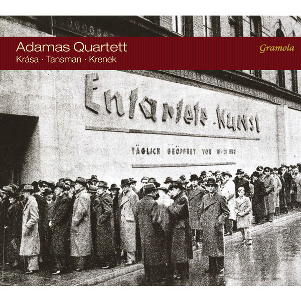 Adamas Quartett|Krása, Tansman & Krenek: Works for String Quartet Adamas Quartett|Krása, Tansman & Krenek: Works for String Quartet