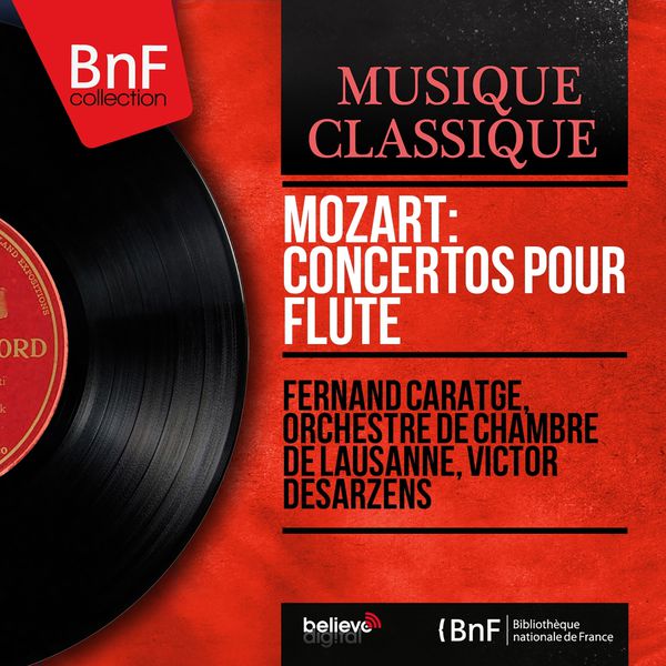 Fernand Caratgé|Mozart: Concertos pour flûte (Mono Version)