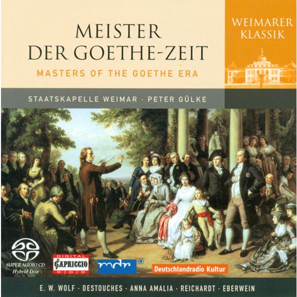 Weimar Staatskapelle - Wolf, E.W.: Symphonies in E Minor / G Major / Destouches, F.S. Von: Symphony in D Major Weimar Staatskapelle - Wolf, E.W.: Symphonies in E Minor / G Major / Destouches, F.S. Von: Symphony in D Major