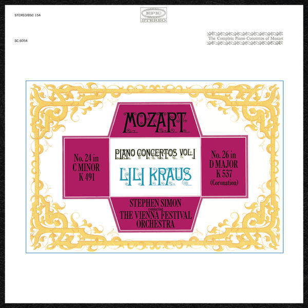 Lili Kraus - Mozart: Piano Concertos, vol. 1 (Nos. 24 & 26) Lili Kraus - Mozart: Piano Concertos, vol. 1 (Nos. 24 & 26)