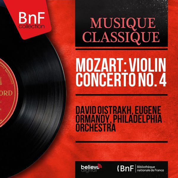 Album Mozart Violin Concerto No. 4 (Mono Version) , Wolfgang Amadeus