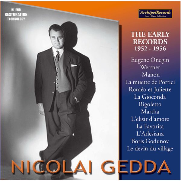 Nicolai Gedda|Nicolai Gedda The Early Records 1952-1956