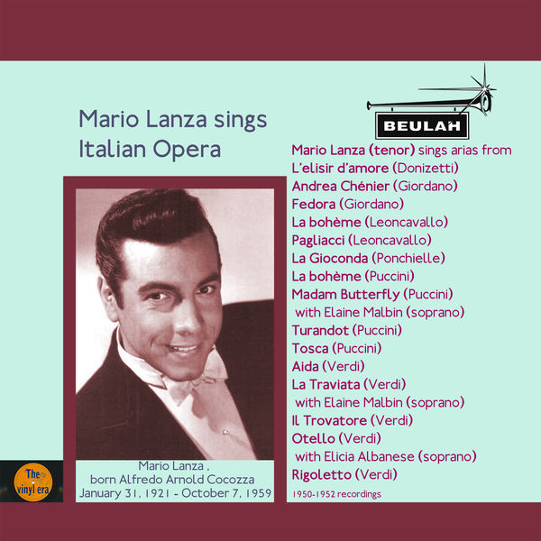 Mario Lanza - Mario Lanza Sings Italian Opera Mario Lanza - Mario Lanza Sings Italian Opera
