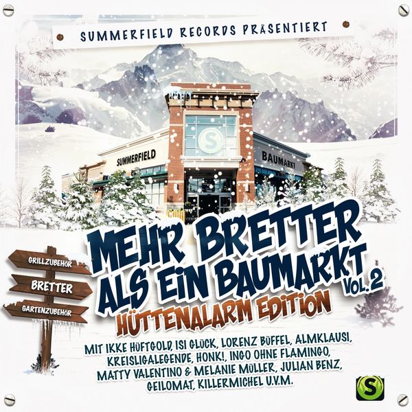 Various Artists - Summerfield Records präsentiert: Mehr Bretter als ein Baumarkt, Vol. 2 (Hüttenalarm Edition) Various Artists - Summerfield Records präsentiert: Mehr Bretter als ein Baumarkt, Vol. 2 (Hüttenalarm Edition)