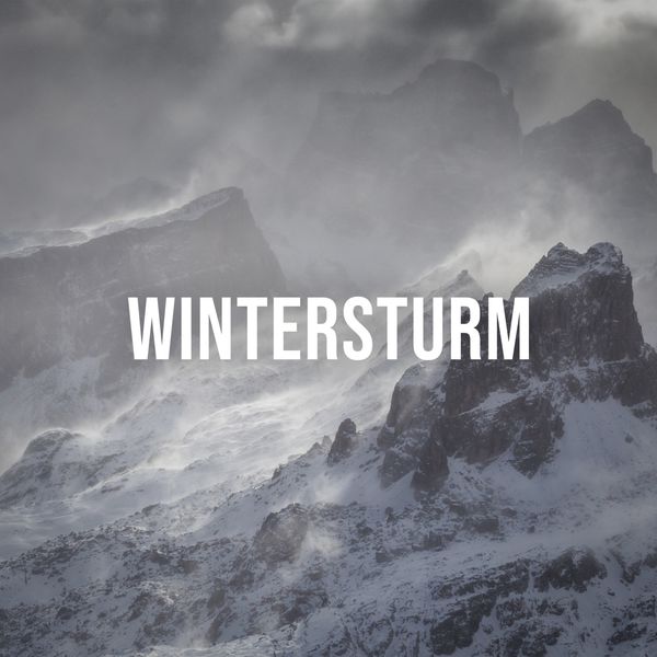 Alpine Sounds|Wintersturm: Feel the Powerful Sounds of a Winter Storm in the Alps, White Noise to Visualize