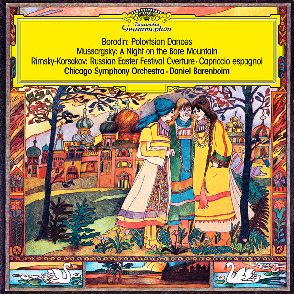 Chicago Symphony Orchestra (CSO)|Borodin: Polovtsian Dances; Rimsky-Korsakov: Russian Easter Festival, Ouverture; Mussorgsky: A Night on the Bare Mountain; Rimsky-Korsakov: Capriccio Espagnol