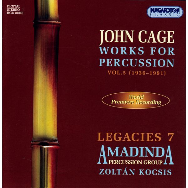 Laszlo Tomoskozi|Cage: Works for Percussion, Vol. 5 (1936-1991)